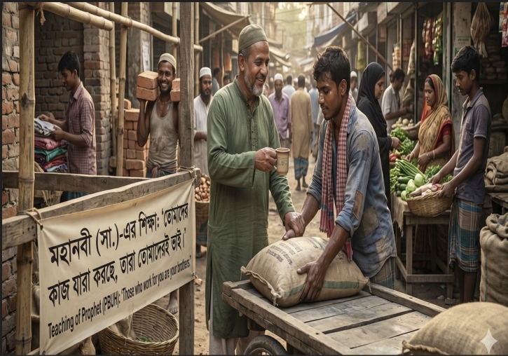 শ্রমিকের অধিকার প্রতিষ্ঠায় মহানবী (সা.)